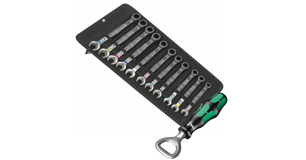 Wera 020013 Očkoploché ráčnové klíče 8 ÷ 19 mm Wera 6000 Joker 11 Set 1 ...