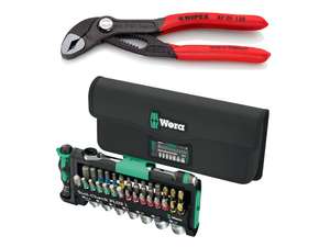 Wera 049070 Šroubovací bity, hlavice, ráčna a kleště Cobra Tool-Check Combi 1 (Sada 40 dílů)