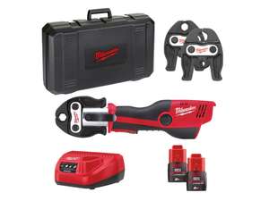 Aku hydraulický lis Milwaukee M12 HPT-202C V-KIT2 (2,0 Ah)