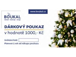 Dárkový poukaz vánoční v hodnotě 1000 Kč