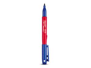 Značkovač Inkzall Milwaukee MARKER BLUE jemný hrot modrý, 48223180