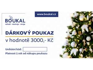 Dárkový poukaz vánoční v hodnotě 3000 Kč