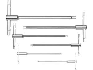 Šestihranné šroubováky 3 ÷ 10 mm s kolíkovou T-rukojetí PB 1204.SET 10