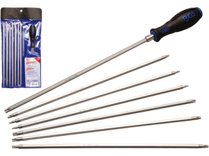 Sada šroubováků T-profil (Torx)/TS profil (Torx Plus) BGS102325, výměnné čepele (8 dílů)