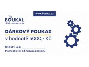 Dárkový poukaz v hodnotě 5 000 Kč