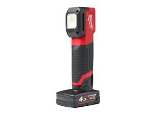 Aku ruční svítilna Milwaukee M12 CML-401, 1000 lm, TRUEVIEW LED přispůsobitelné osvětlení, 1x aku M12 B4, 4933479366
