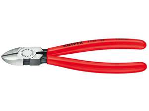 Boční štípací kleště 140 mm KNIPEX 70 01 140 - leštěná hlava, plastové návleky