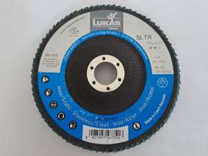 Lamelový brusný kotouč Lukas SLTR 150 mm BASE-X - ZK 60 (Zirkon)