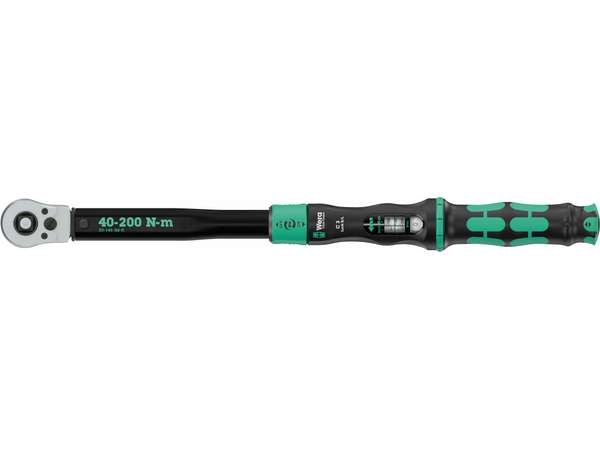 Wera 075695 Momentový kľúč Wera Click-Torque Lock C 3 R/L s prepínacou račňou 1/2" (40 ÷ 200 Nm)