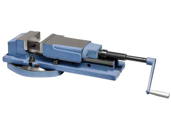 Strojný hydraulický zverák Bernardo VH 125 s otočným stolom