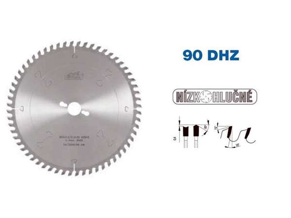 Pílový kotúč s SK pr. 350 x 3,6/2,5 x 30 - 72 DHZ, typ 22 5390