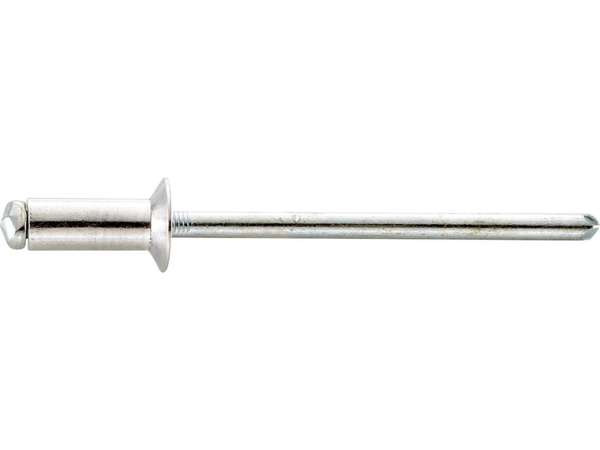 Trhací nit Gesipa 5x20 mm hliník/oceľ, zapustená hlava 120°