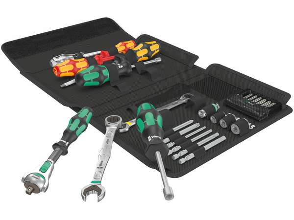 Wera 135927 Náradie Kraftform Kompakt SH 1 sanita/kúrenie s račňou 1/4" Zyklop Speed (Sada 25 dielov)