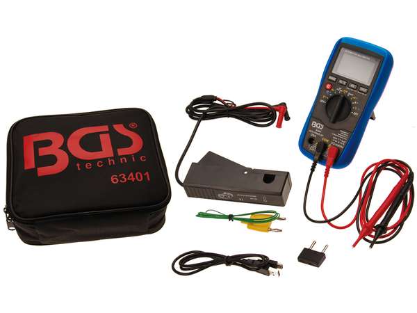 Digitální multimeter s USB pripojením BGS1063401, špeciálne pre autoservis