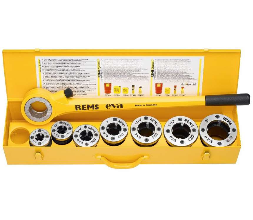 REMS eva Set. Sada ruční závitnice na metrické závity M 16-20-25-32