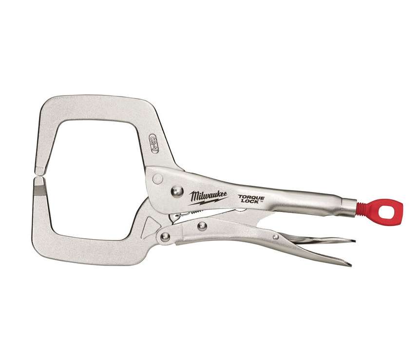 Samosvorné kleště MILWAUKEE 11" C-profil se standardními podložkami