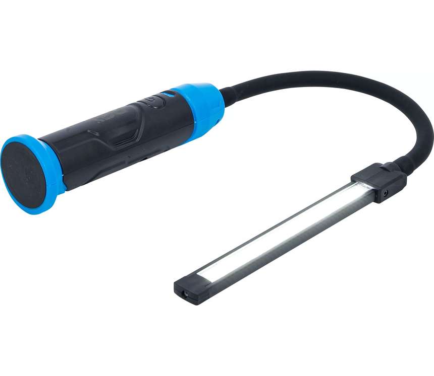 Aku kontrolní lampa do dílny s COB LED BGS1085354 Provedení s husím krkem (2,6 Ah)