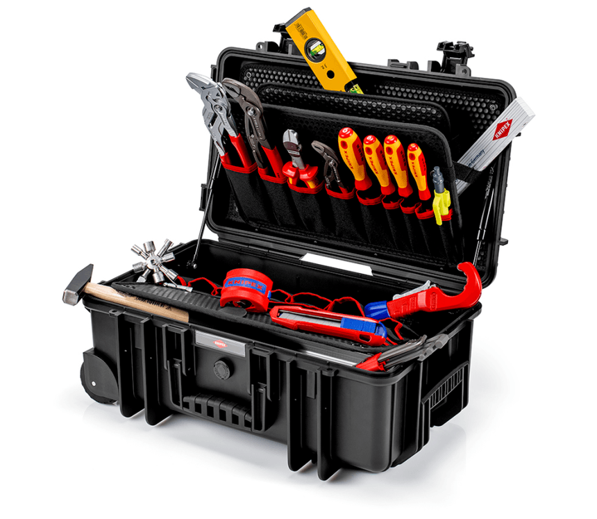 Kufr na nářadí "Robust26" instalatér Knipex K 00 21 33 S (Sada 17 dílů