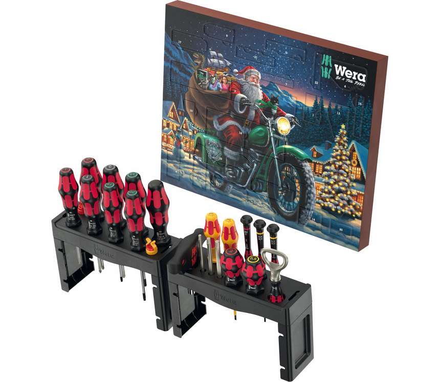 Wera 136610 Adventný kalendár náradia Wera 2025 (28 dielov)