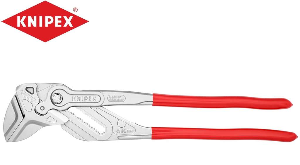 Kleště, klešťový klíč XL 400 mm, Knipex 86 03 400 - chromováno