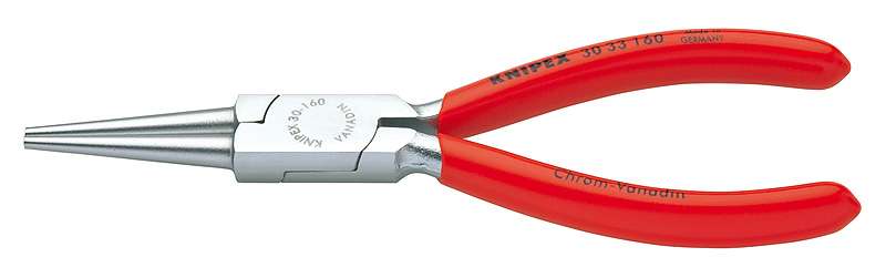 Kulaté kleště typu Langbeck 160 mm (s prodlouženými čelistmi) KNIPEX 30 33 160 - chromováno, plastové návleky