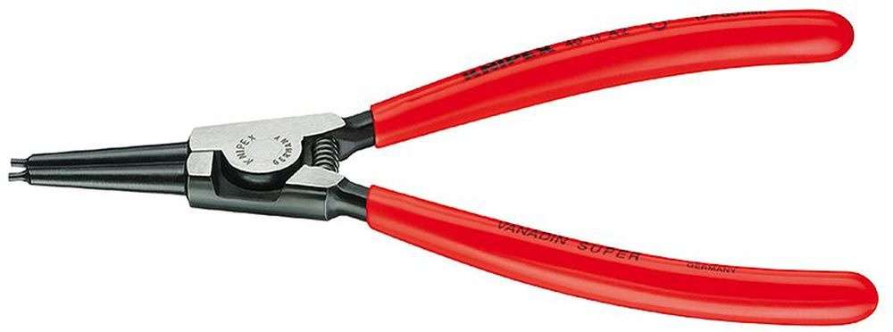 Kleště na pojistné kroužky 140 mm, vnější rovné. Knipex 46 11 A1 - DIN 5254 A