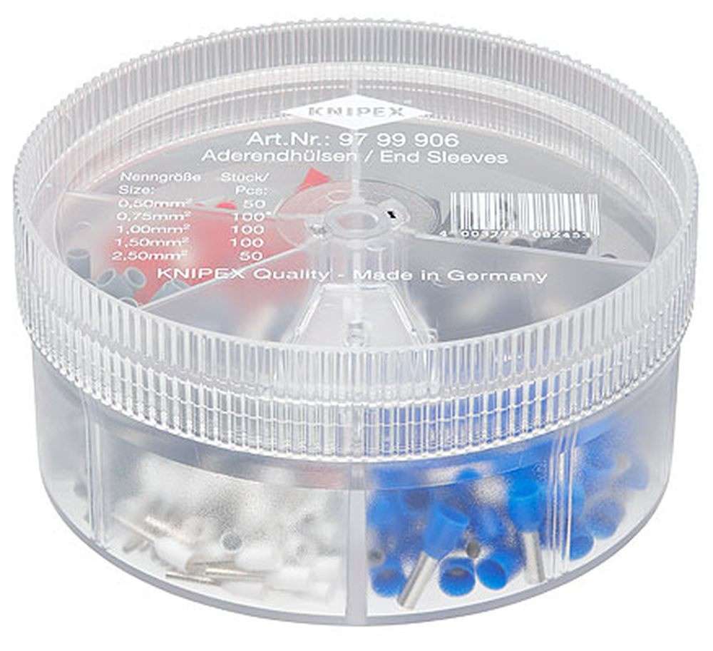 Box s izolovanými koncovými dutinkami Knipex 97 99 906 (400 ks)