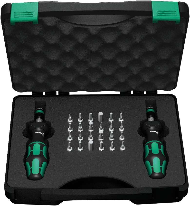 Wera 074738 Sada momentových šroubováků Kraftform 7440/41 (0,3-3,0 Nm)