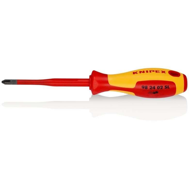 Elektrikářský VDE šroubovák (Slim) PH 2 Knipex 98 24 02 SL