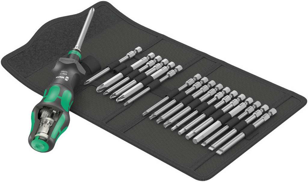 Wera 057482 Výměnné šroubovací čepele Kraftform Kompakt Turbo 1 (Sada 19 dílů)