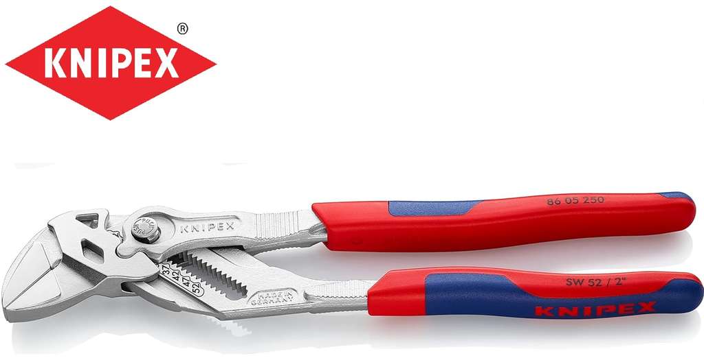 Kleště, klešťový klíč 250 mm, Knipex - 86 05 250