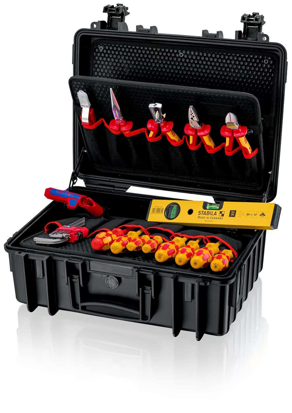 Kufr na nářadí „Robust23 Start“ Elektro Knipex 00 21 34 HL S2 (Sada 24 dílů)